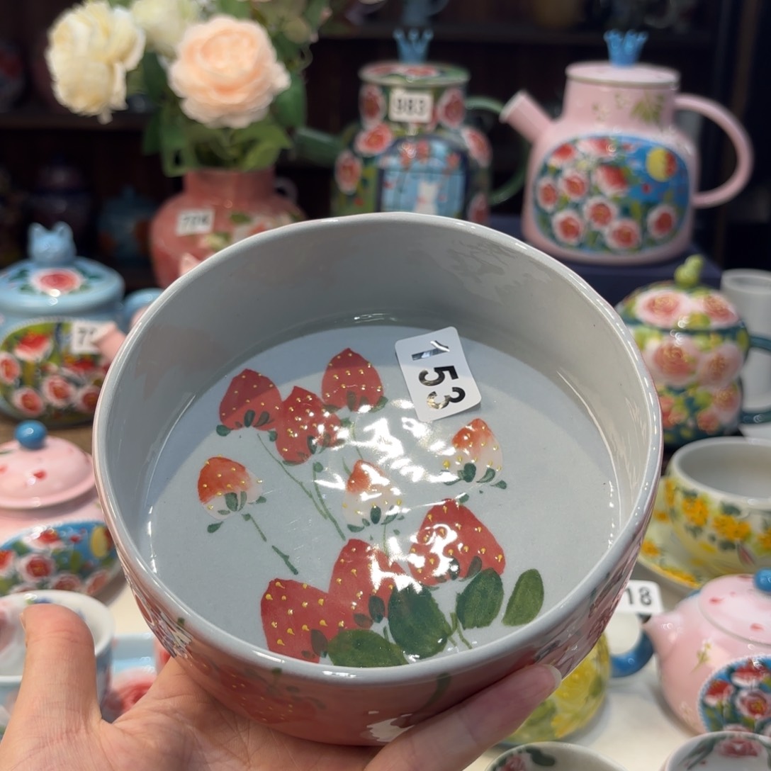 景德镇手绘高温釉下彩陶瓷茶具