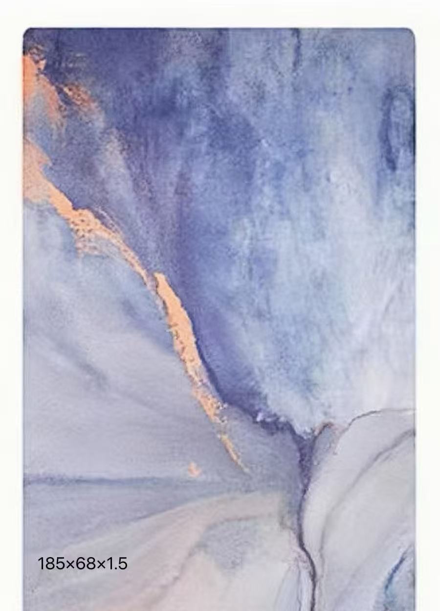 S家 品牌瑜伽 温和苏醒可水洗 可折叠麂皮绒铺巾1.5MM