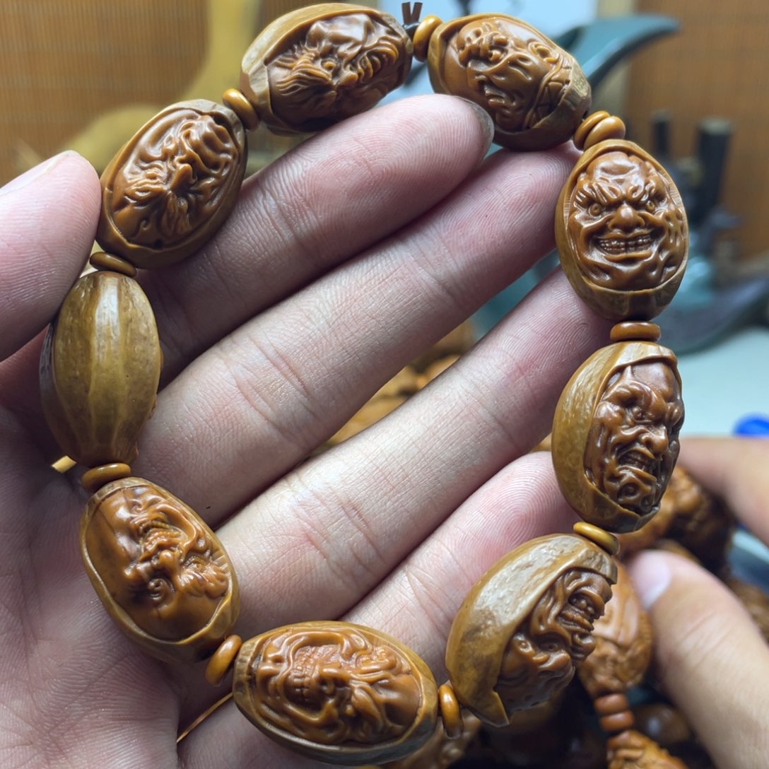橄榄核手串/手链橄榄核雕工艺手串5119
