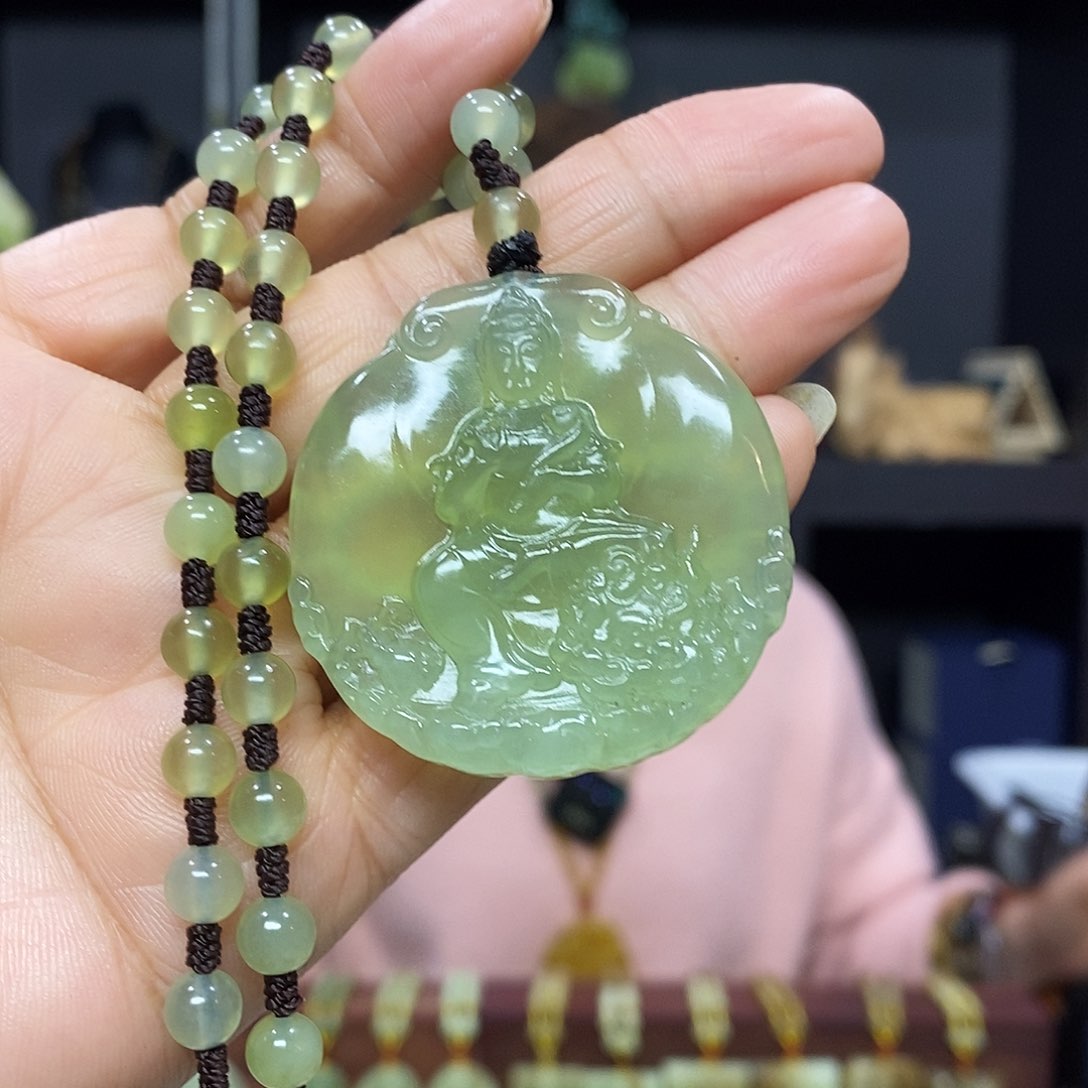 岫玉挂件吊坠未镶嵌用****6