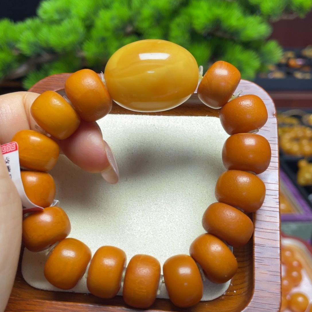 蜜蜡手链未镶嵌手串