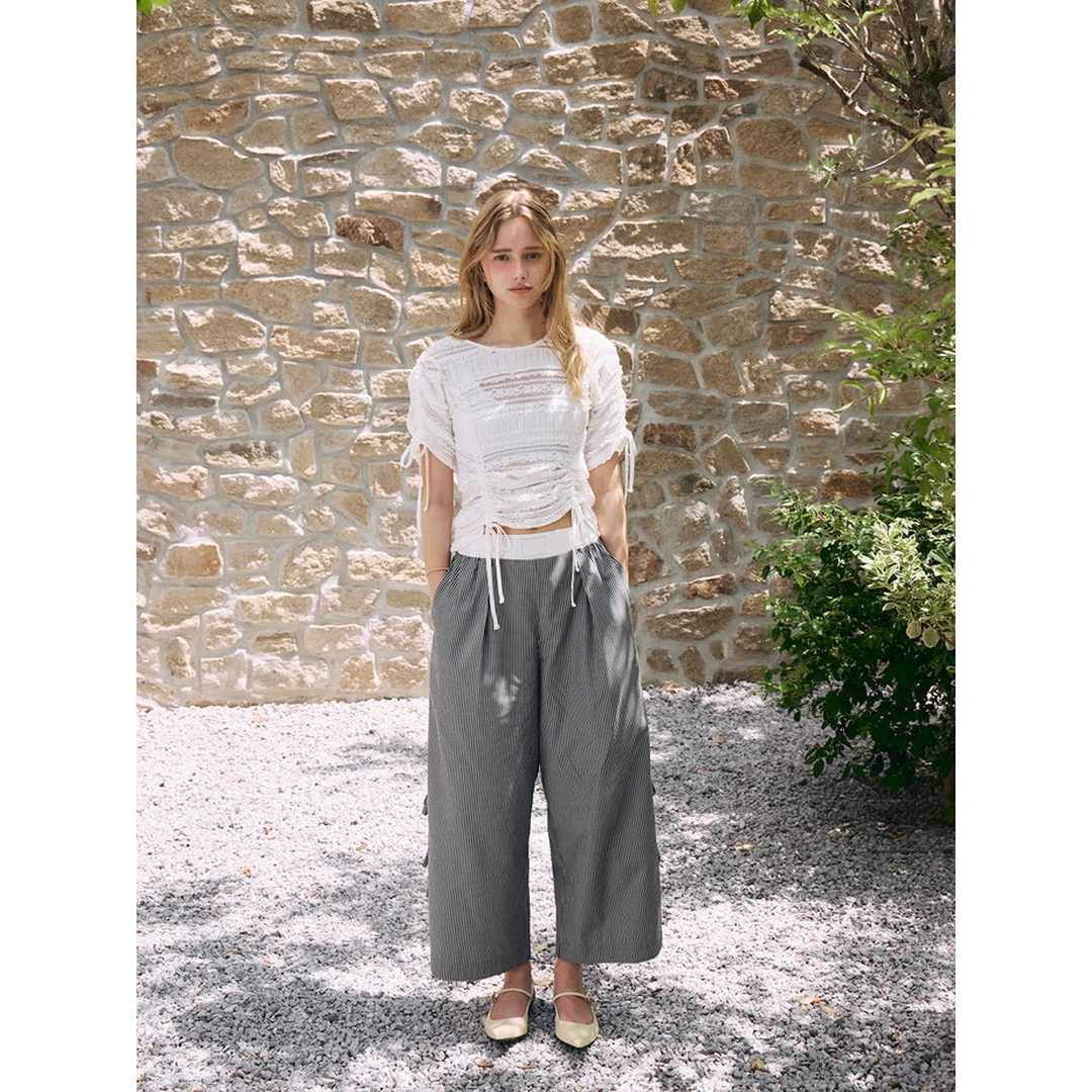 MonTendre【日系甜辣】 L 舒适百搭松弛感两侧分衩设计宽松休闲裤