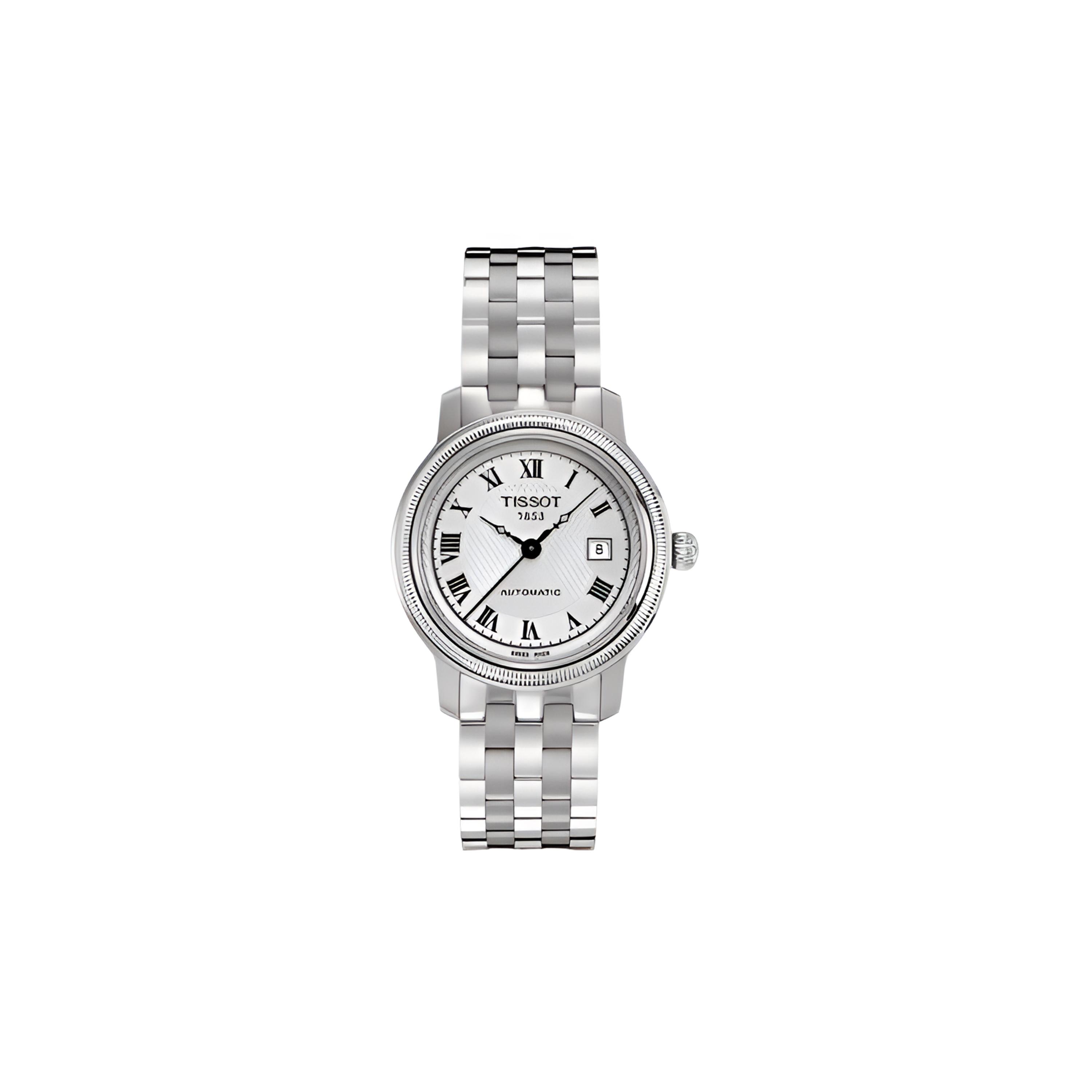 99新 Tissot/天梭 T-CLASSIC系列28MM白盘机械女表/经典背透/优雅
