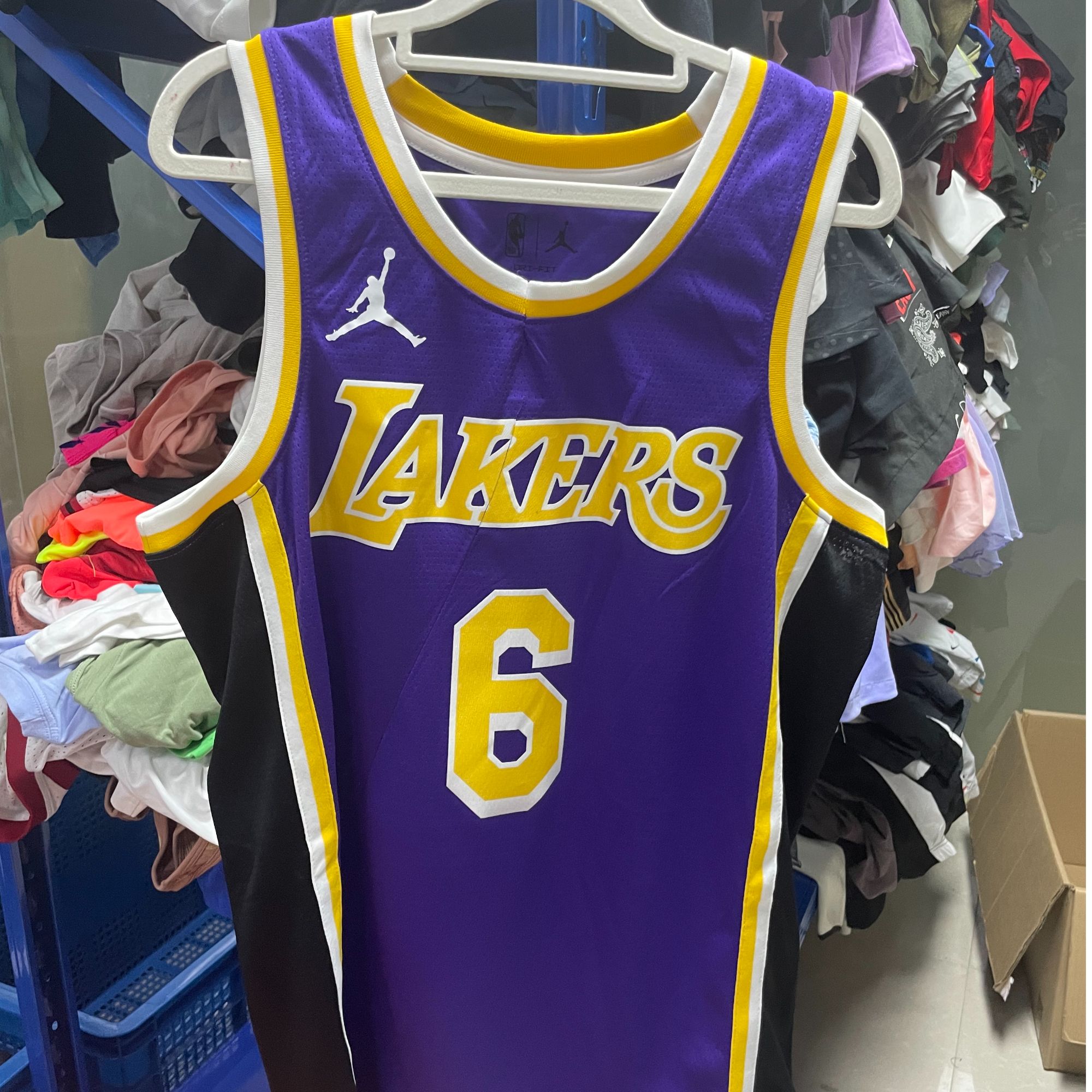 [瑕疵修复直播款} Nike/耐克 紫色男款球衣 球迷版男士运动