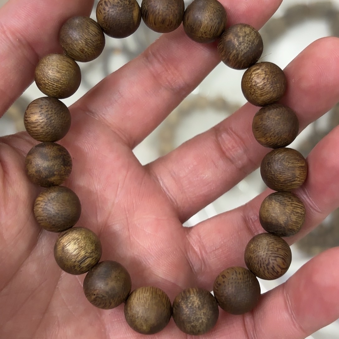 沉香手串种植绿棋单圈圆珠多样性发一