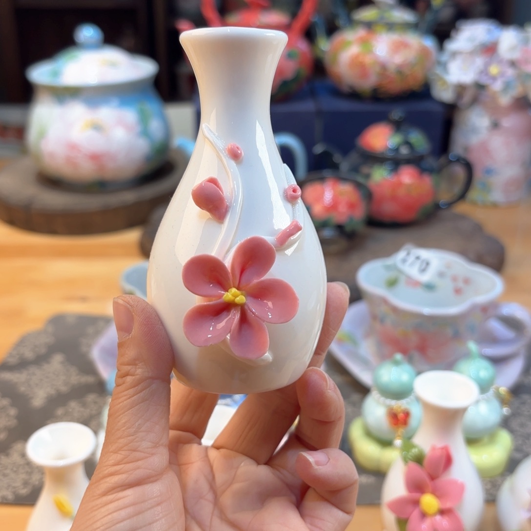 祈*景德镇手绘高温釉下彩陶瓷茶具