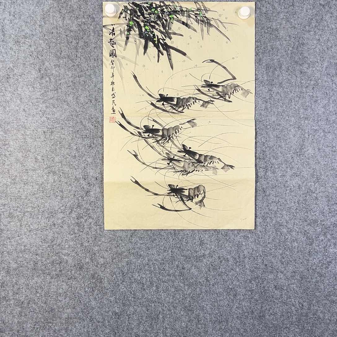 国画218 鸟和蝴蝶都在等待它