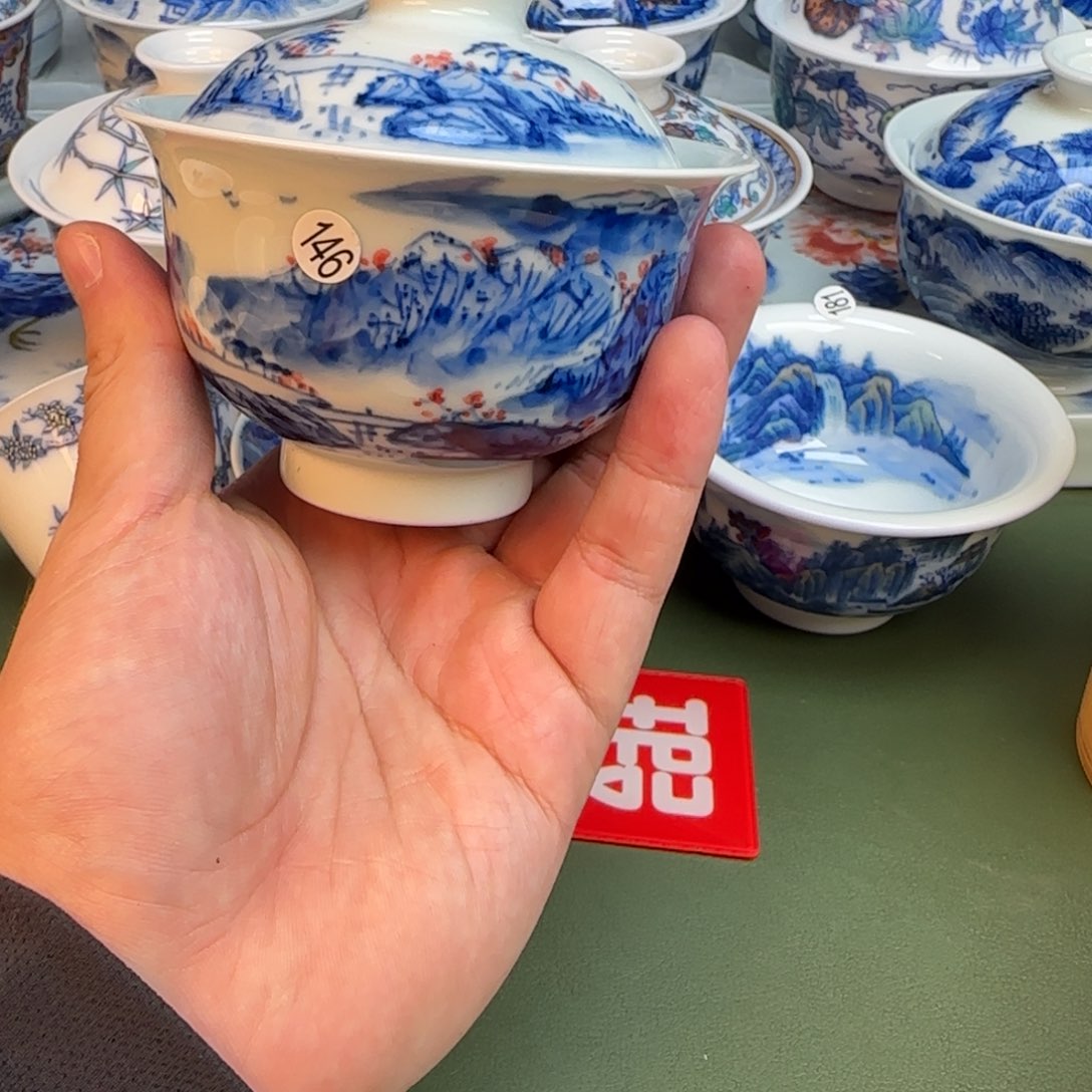 彦祖纯手工手绘茶具146