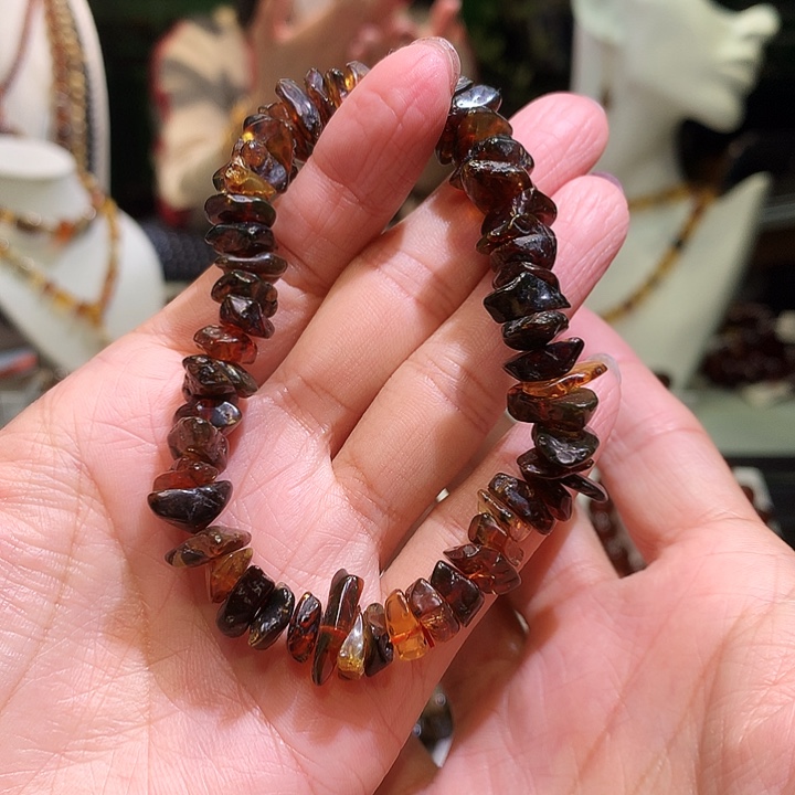 琥珀裸石未镶嵌琥珀