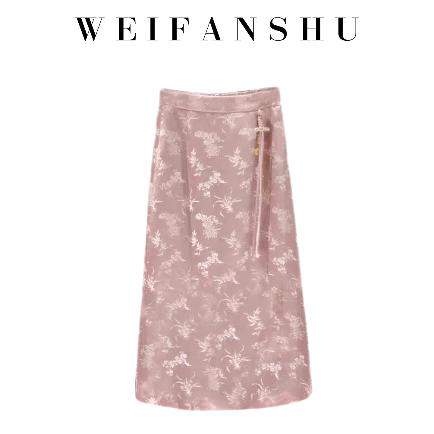 WEIFANSHU/魏凡舒【海棠迎春】新中式半裙优雅气质高贵上档次女装