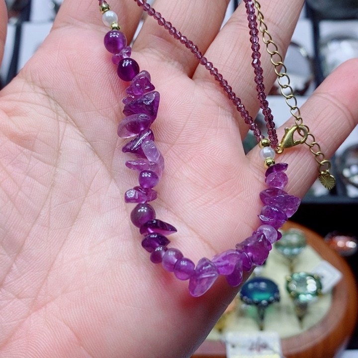 水晶颈饰未镶嵌水晶