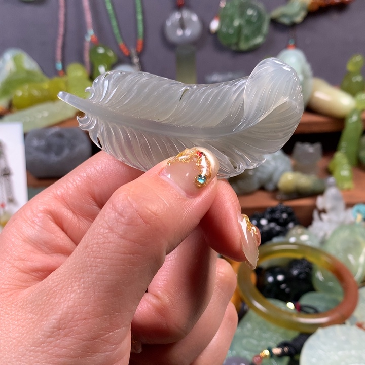 岫玉挂件未镶嵌挂件