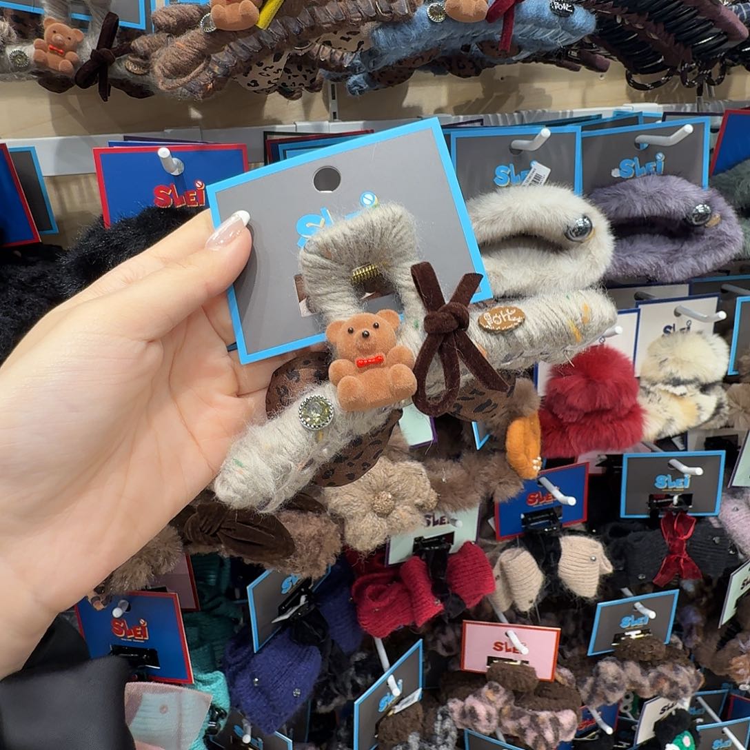 皮质非金属好看的发夹22