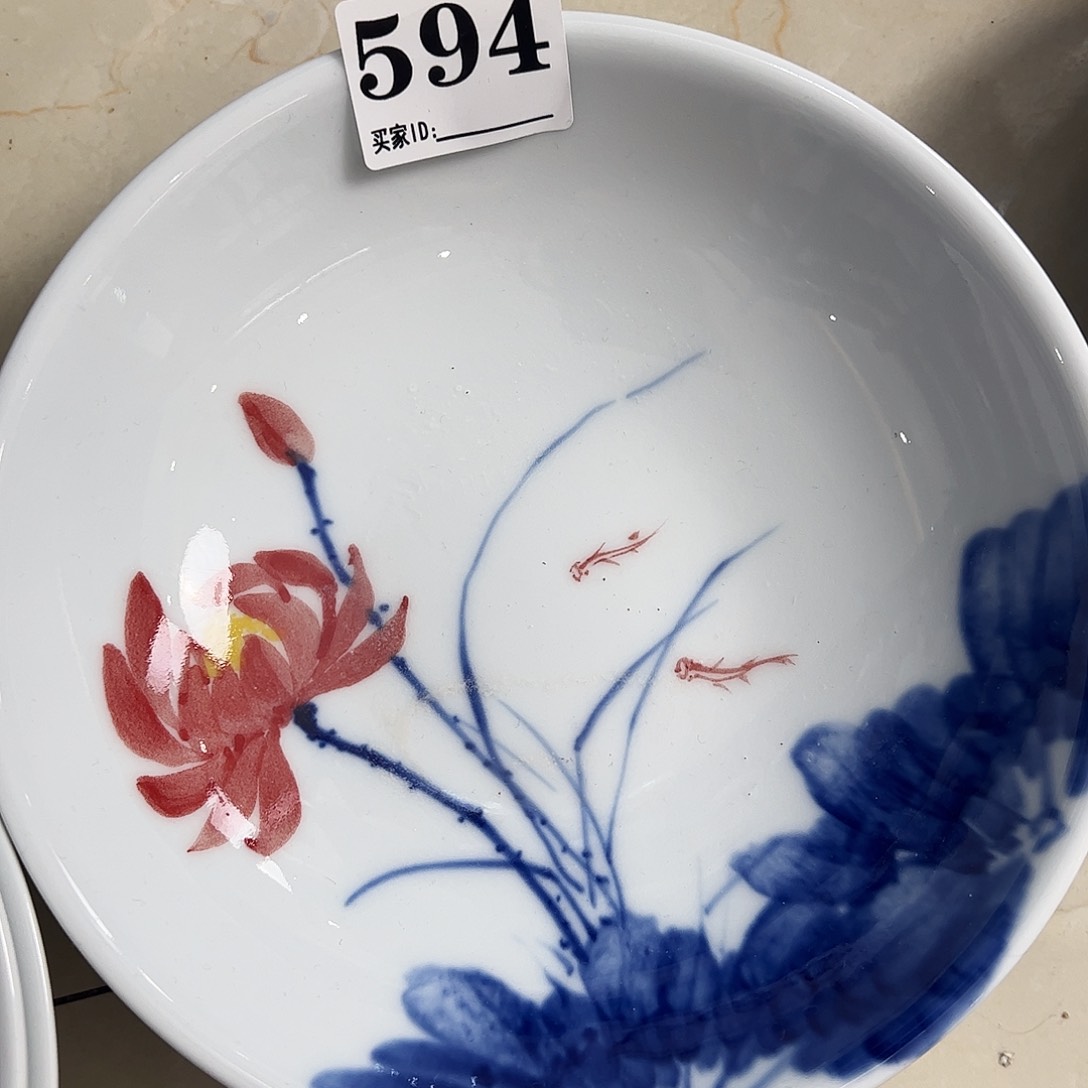 瓷片景德镇陶瓷手工手绘制作