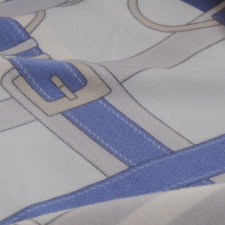 法国直邮进口 .羊毛面料定位印花披风斗篷服装布料 幅宽150CM