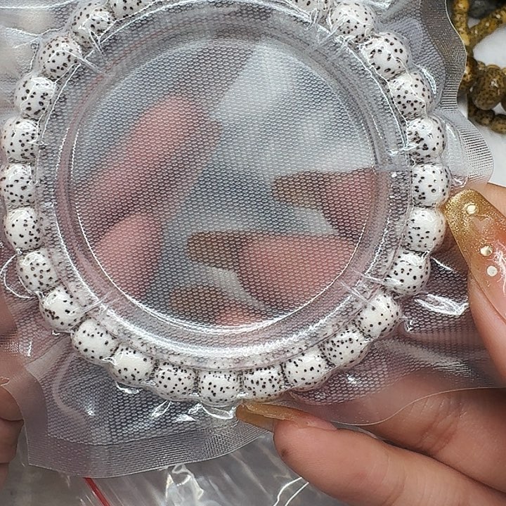 星月菩提手串385卓越半臂白星月菩提河豚87桶单圈