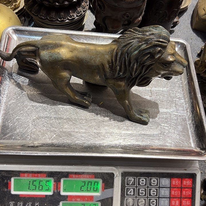 曦*微瑕疵黄铜摆件工艺品