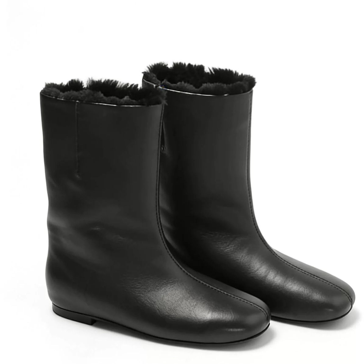 【Tickle】羊皮+绵羊毛皮内里真皮底短靴WUT0196