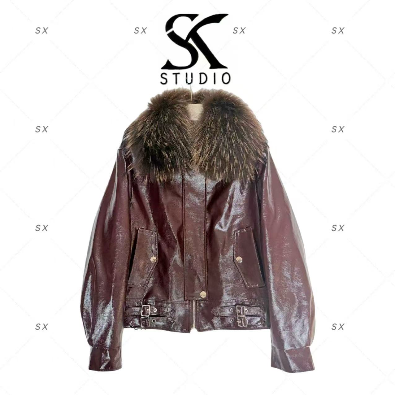 9086轻奢女款时尚上衣（貉子毛）SXZY-2509