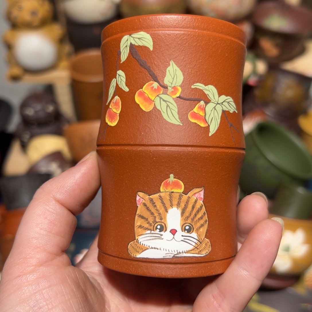 紫砂茶杯宜兴紫砂主人杯