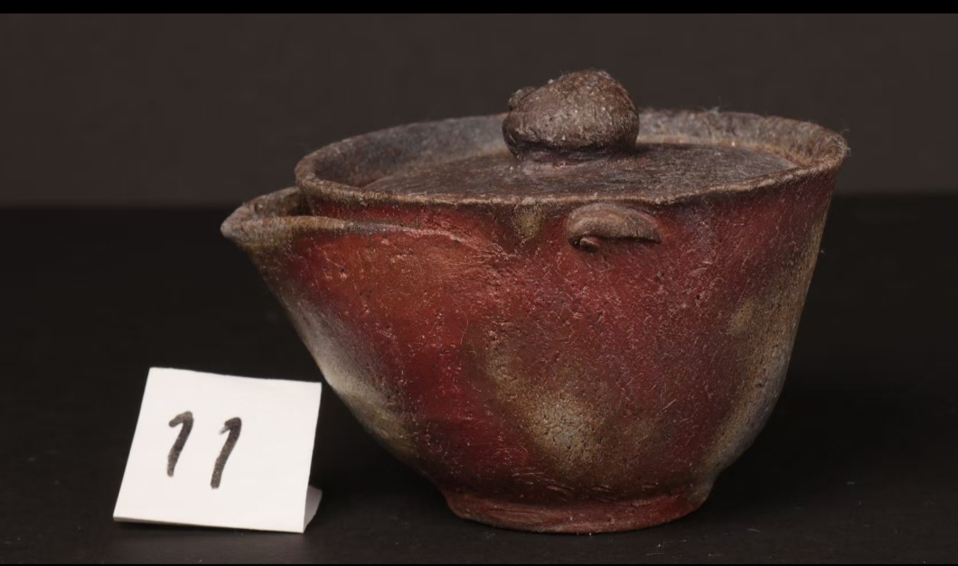 高岛聪平 11号备前烧宝瓶 螺摘 100毫升。复古纯手工