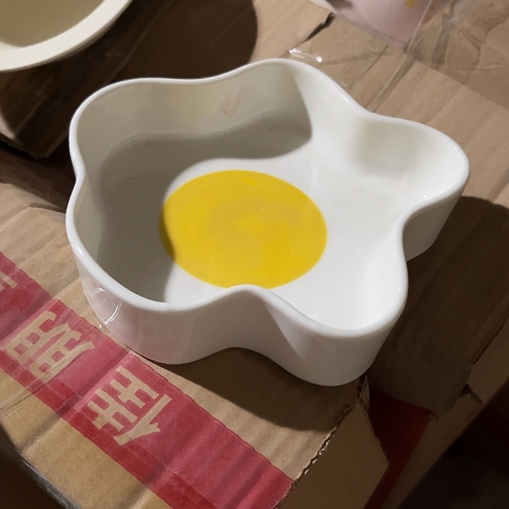陶陶瓷荷包蛋微瑕