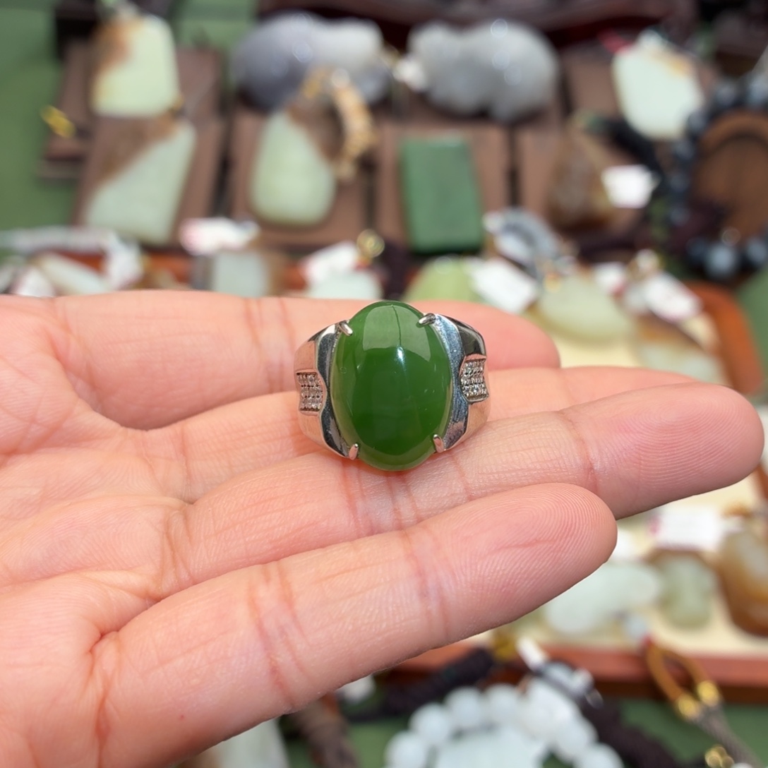 和田玉（糖玉）未镶嵌戒指