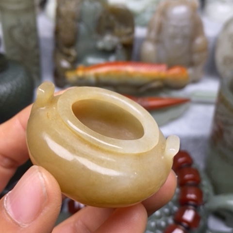 和田玉挂件把件摆件未镶嵌