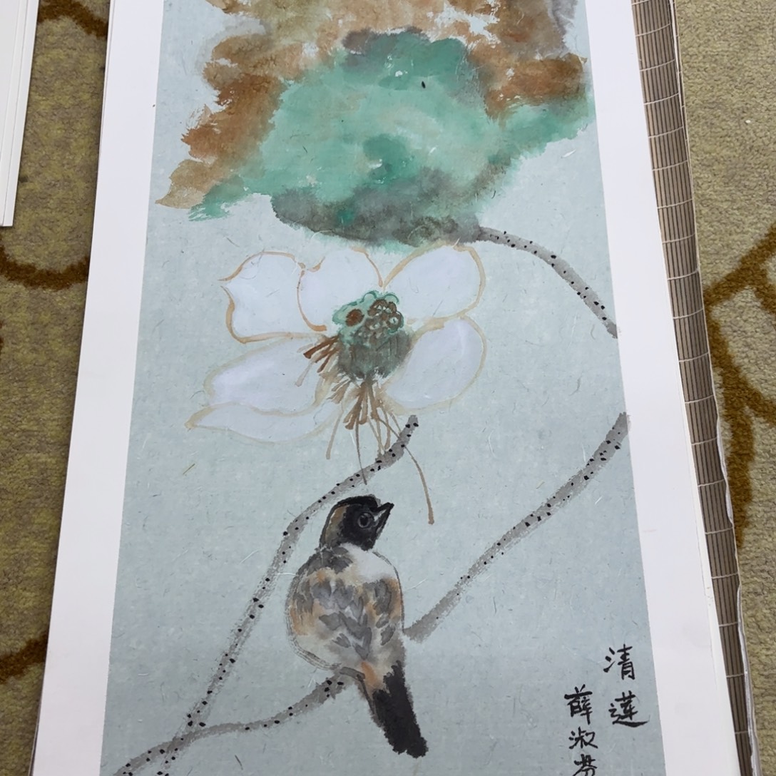国画国画老师作品刘