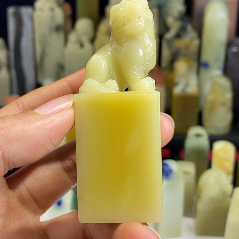 【闪购商品】青田石印石牛*