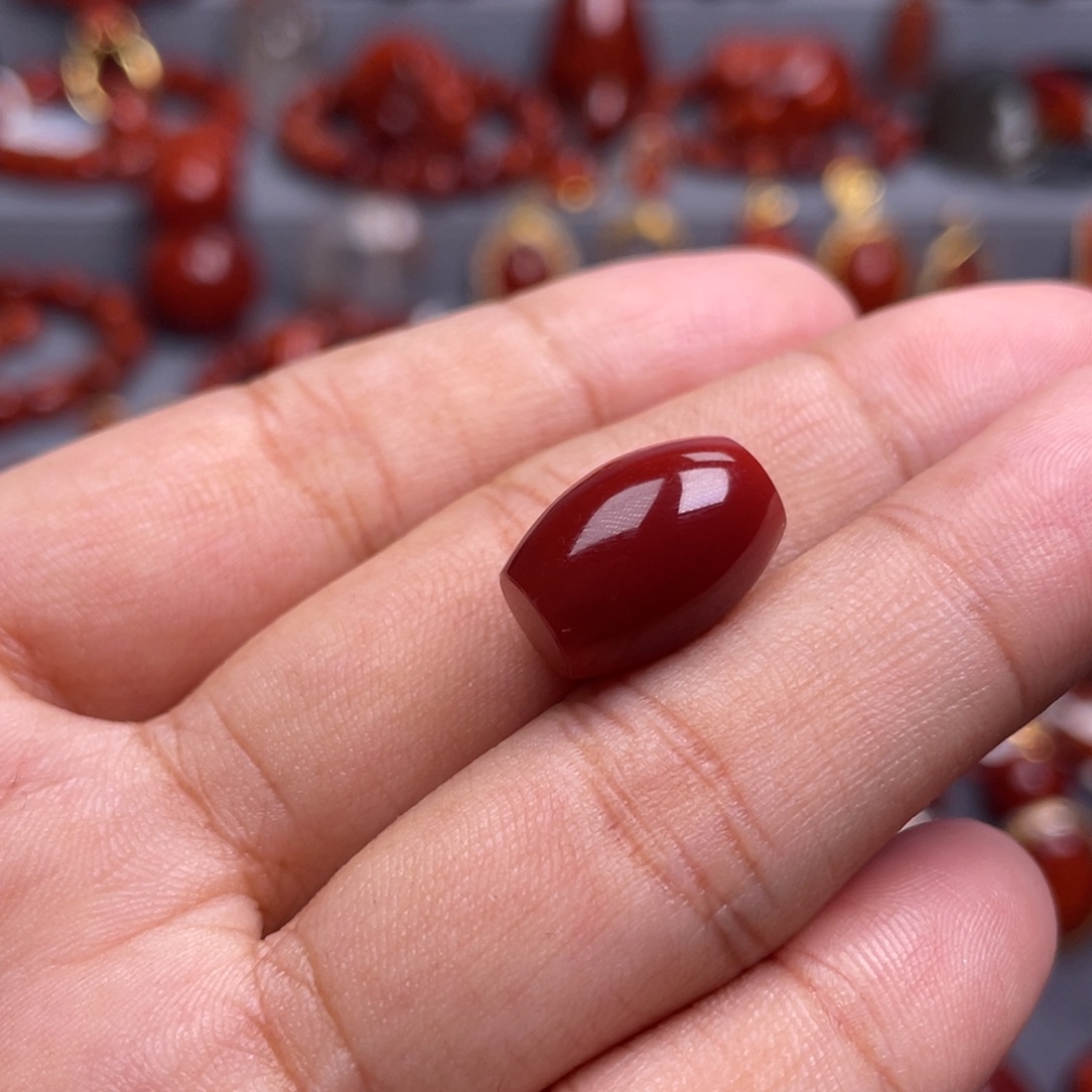 南红玛瑙未镶嵌珠宝奇石配饰10.8*15.2