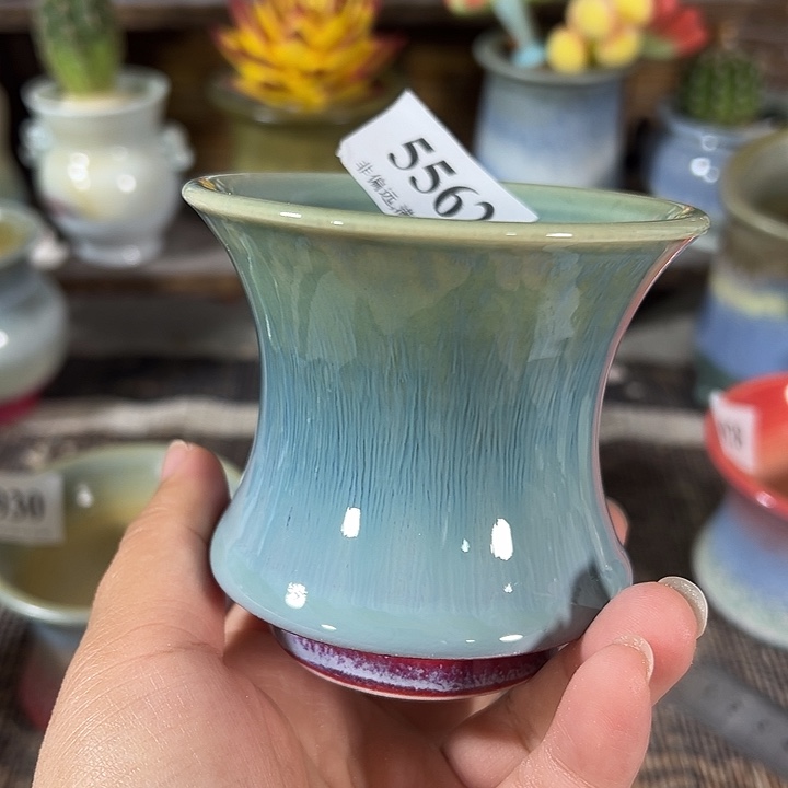 口7.5 手工花盆满30包邮