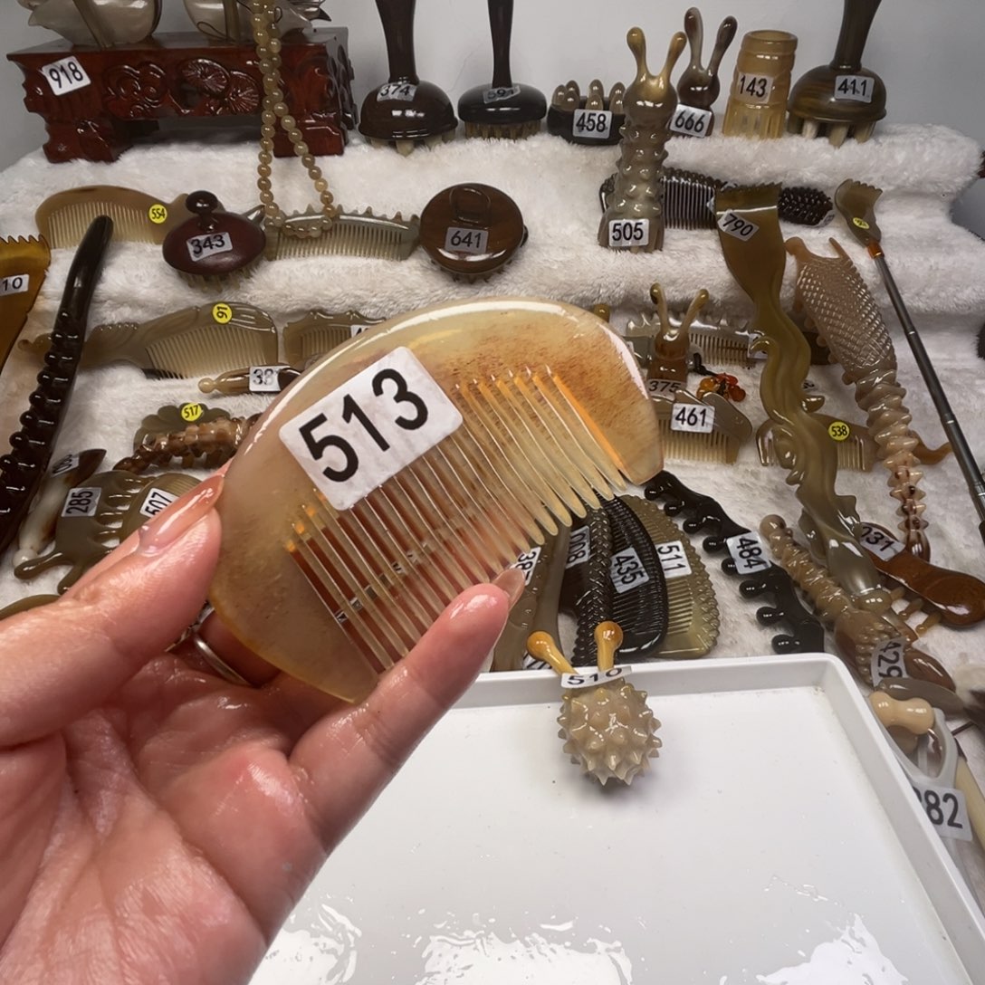 丽***英牛角牛角牛角牛角梳