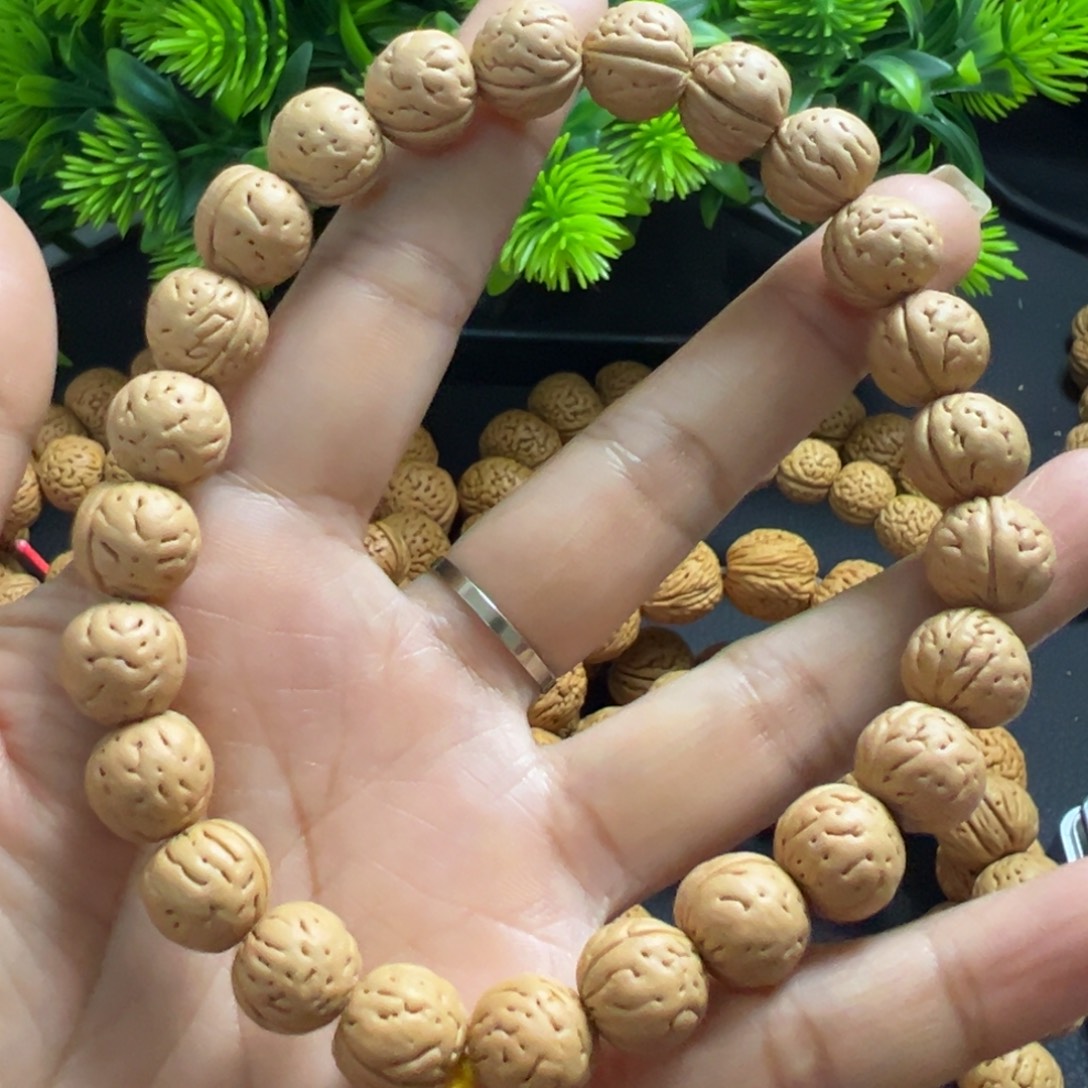 糖***罐桃木手串/手链小桃心手串