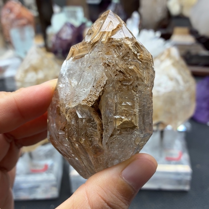 摆件水晶未镶嵌黄泥骸骨