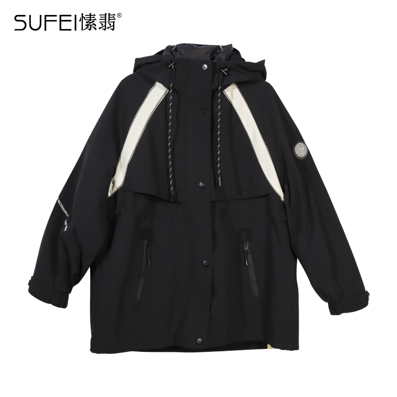 SUFEI/愫翡S45YR1651A 冬季新款简约羽绒服 1651