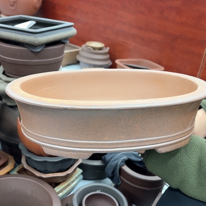 紫砂花盆紫砂的颜色很好看呀