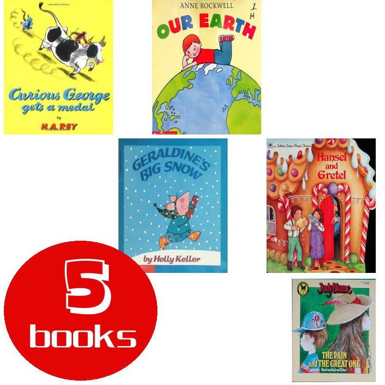 英文原版绘本5本93250711069