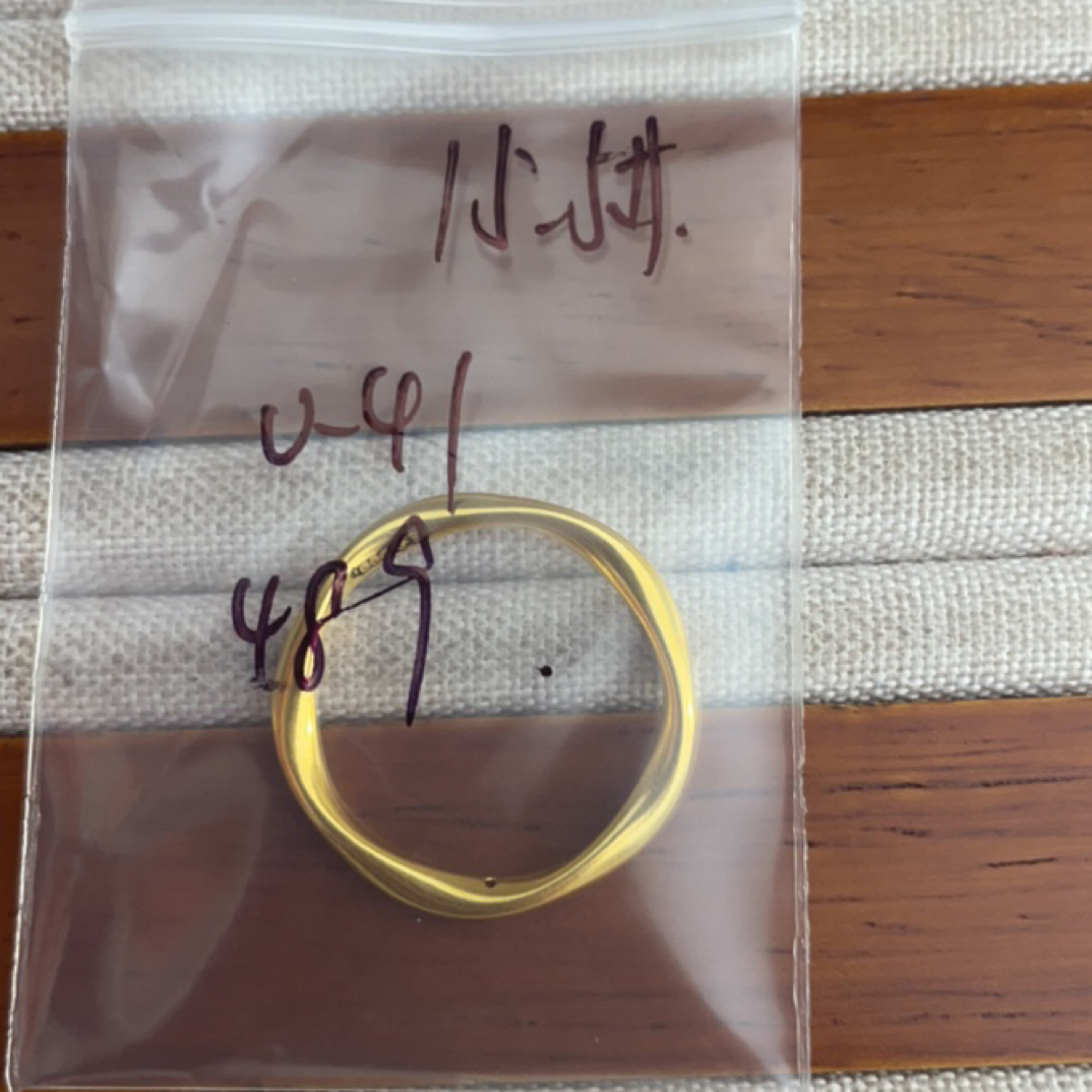 克重0.41 15.5号 莫比乌斯戒指 足金999
