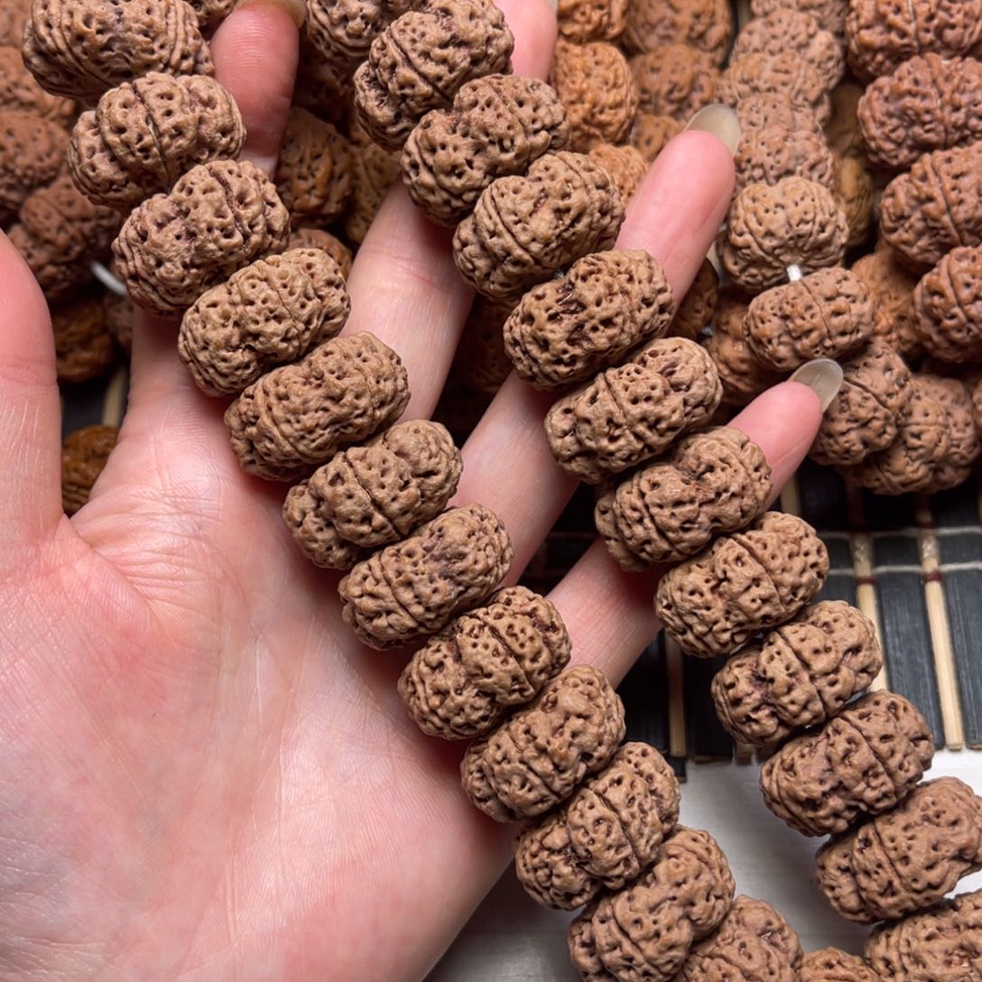 菩提18号金刚菩提梅花夹板手持25