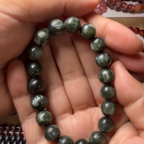 红***麦玛瑙/玉髓未镶嵌手链