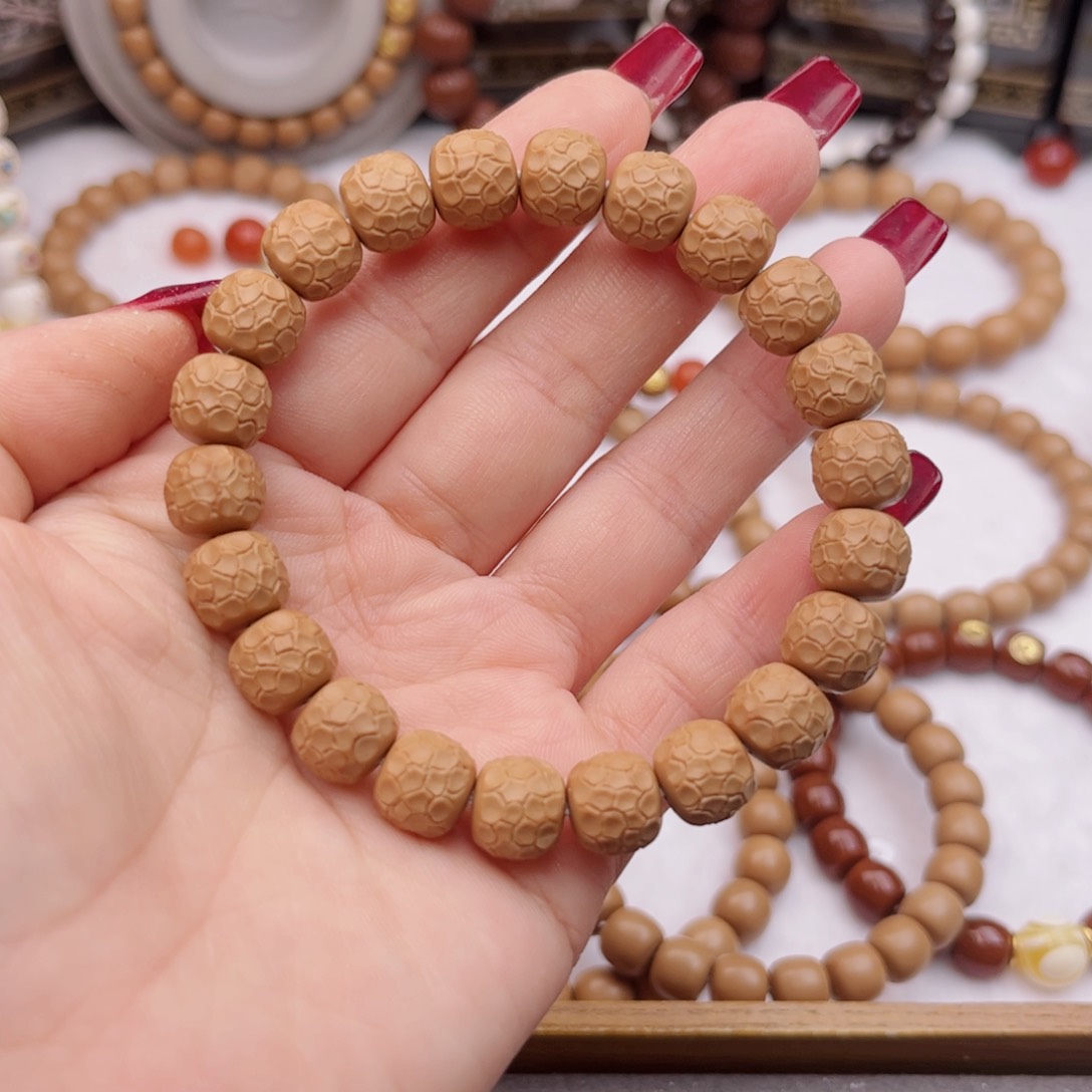 猴头核桃手串精工龙鳞