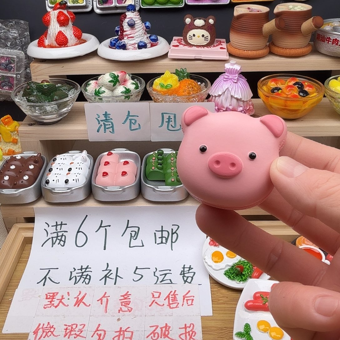 合成树脂食玩冰箱贴 凭开箱视频售后