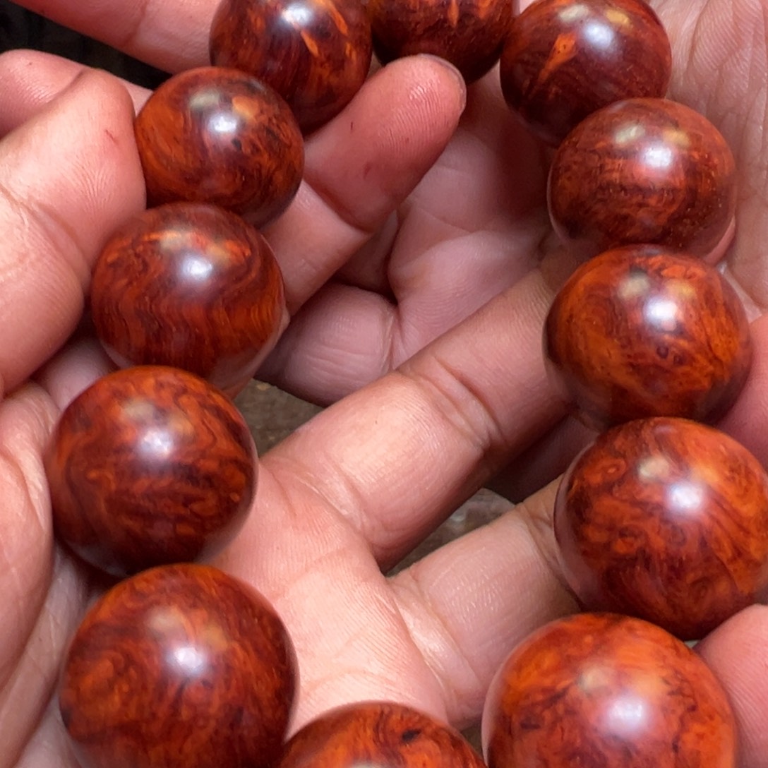 檀香紫檀（小叶紫檀）手串2.0瘤疤串
