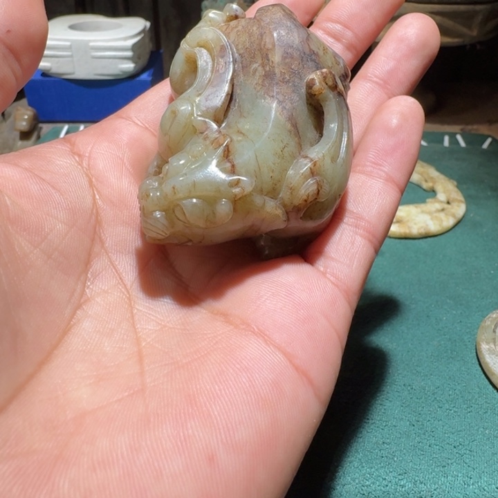 和田玉（糖玉）颈饰未镶嵌体***广