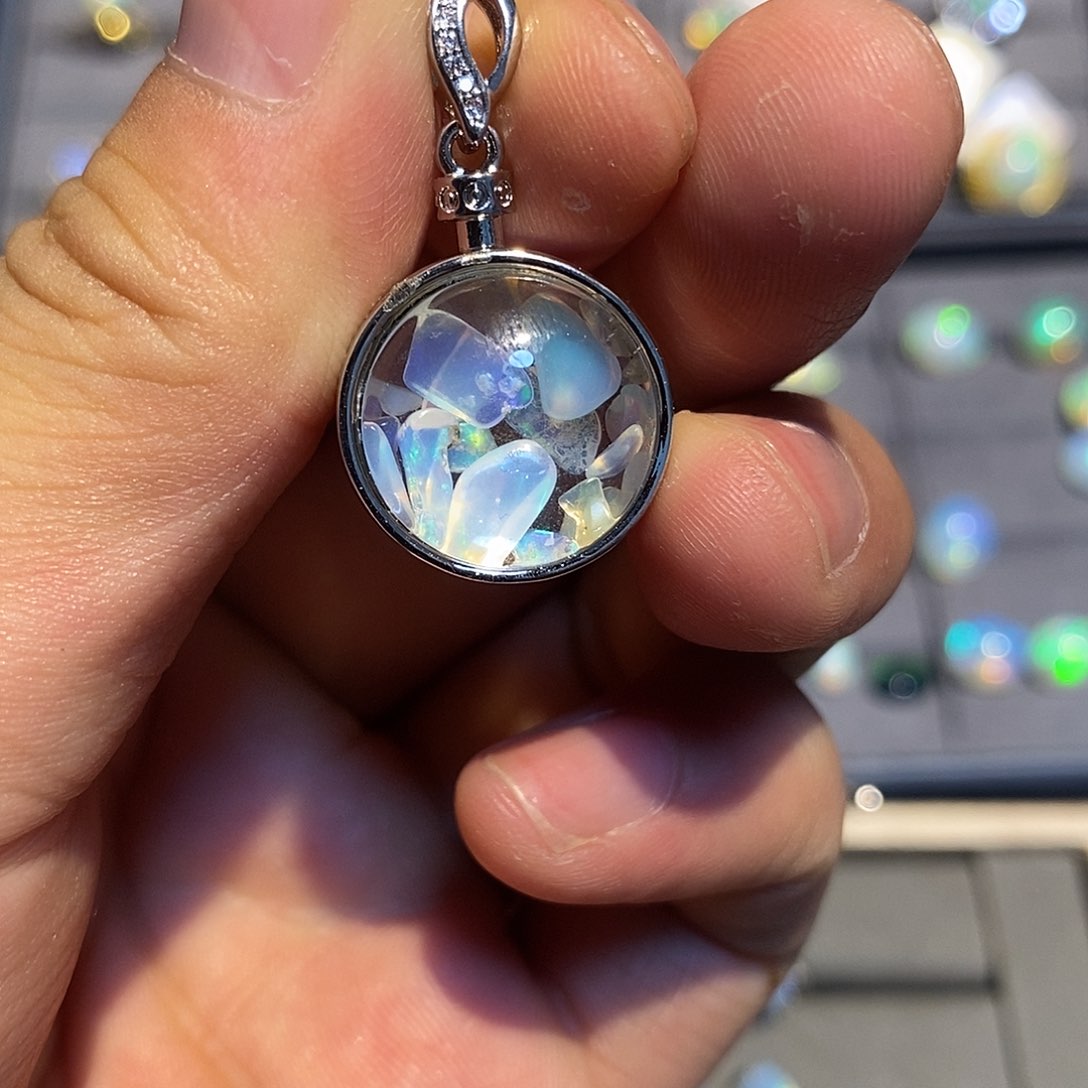 欧泊欧泊许愿瓶合金