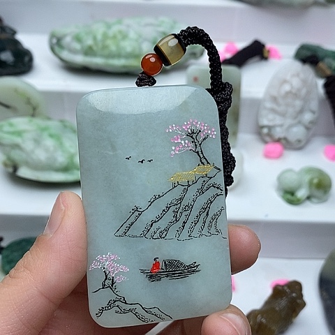 和田玉颈饰未镶嵌