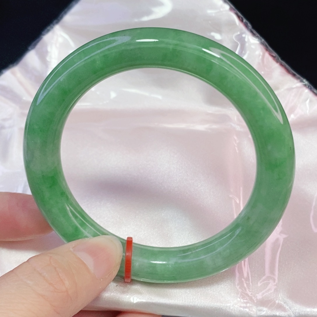 未镶嵌手镯翡翠56.2圆镯