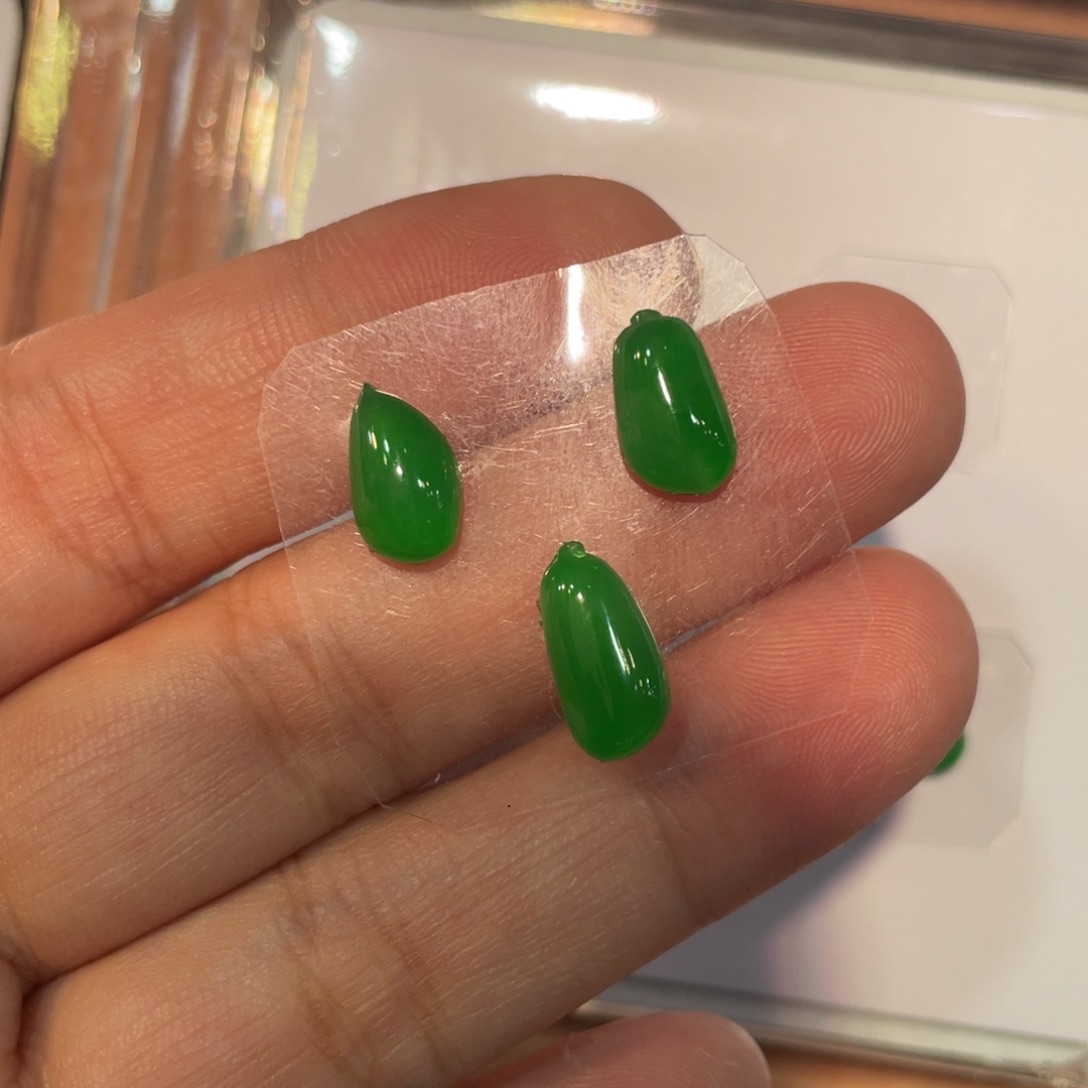 定制翡翠未镶嵌瓜