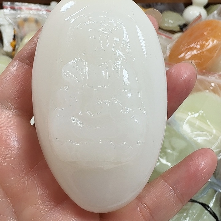 青***律砖雕石头手把件不退不换